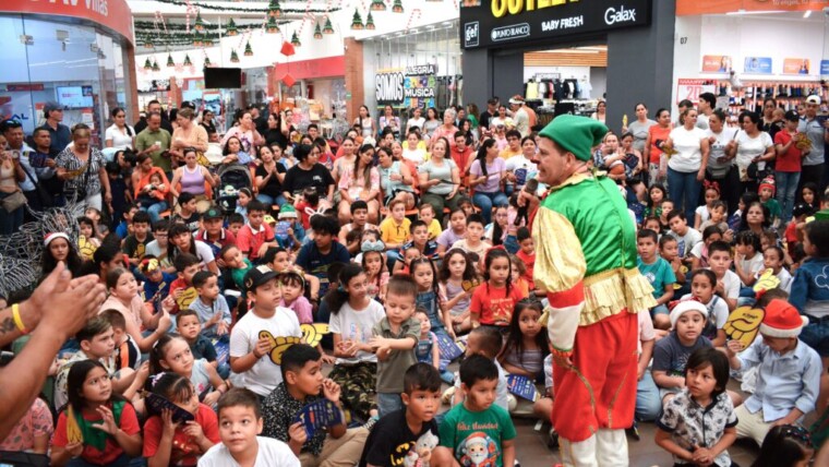 ¡LA NACIÓN en esta Navidad, llegó con regalos y diversión para los niños!